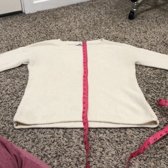 Madewell Seagrove Sweater Size XXS Cream Textured Knit Pullover - Picture 10 of 11